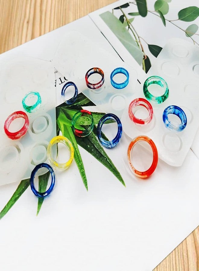 SNOOGG Silicone Pack 3 Ring Mold, 15mm to 22mm Ring Jewelry Casting Mold, Easy De-Molding, Modern Style, Perfect for Resin Art, Adult, Female, All Seasons - Image 5